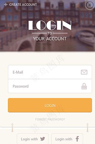 手机app登陆界面图片