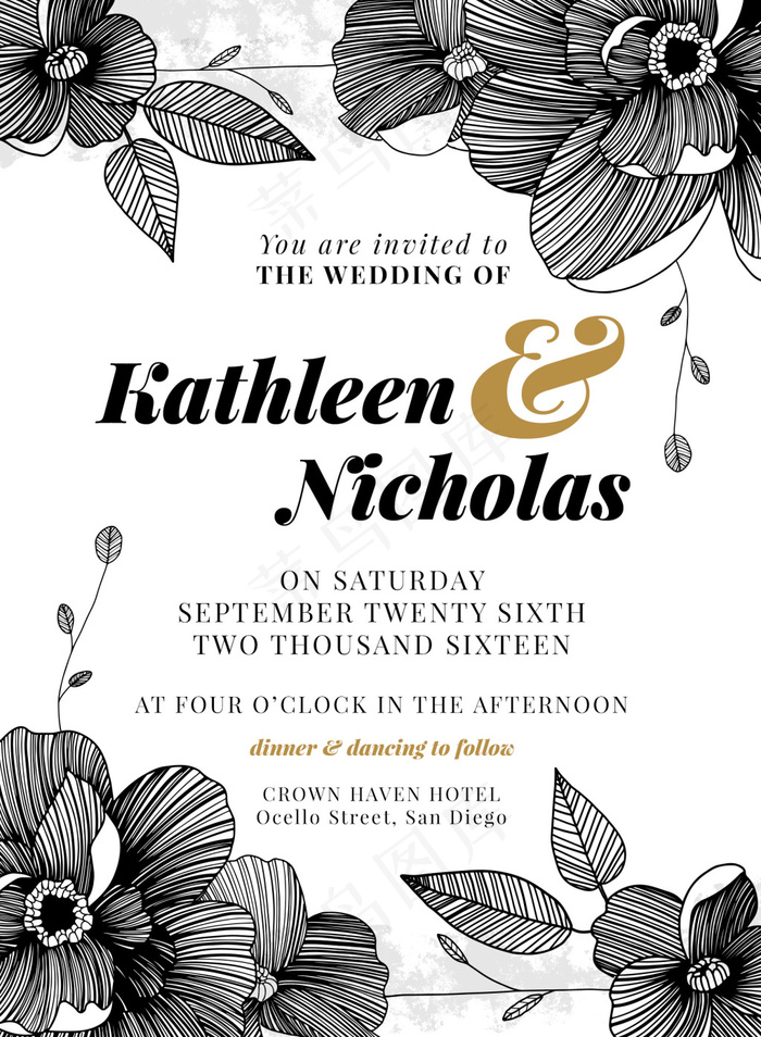 精美复古花卉画册