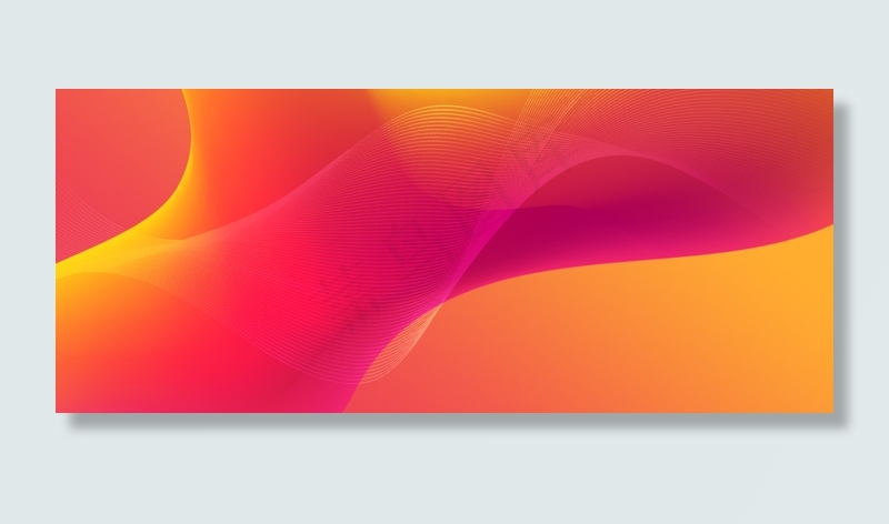 抽象流体渐变几何简约背景海报