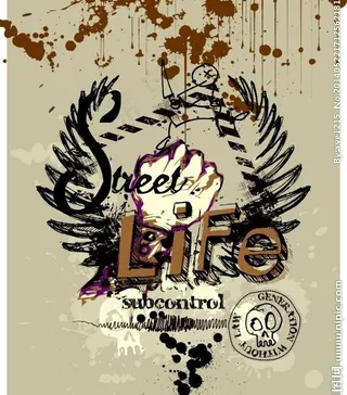 潮流休闲图案图片