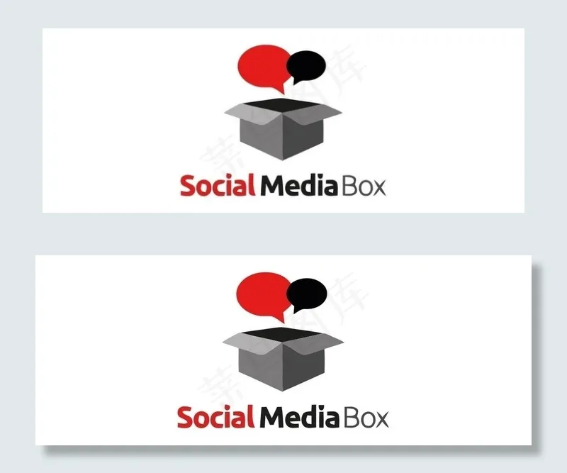 纸盒logo图片ai矢量模版下载