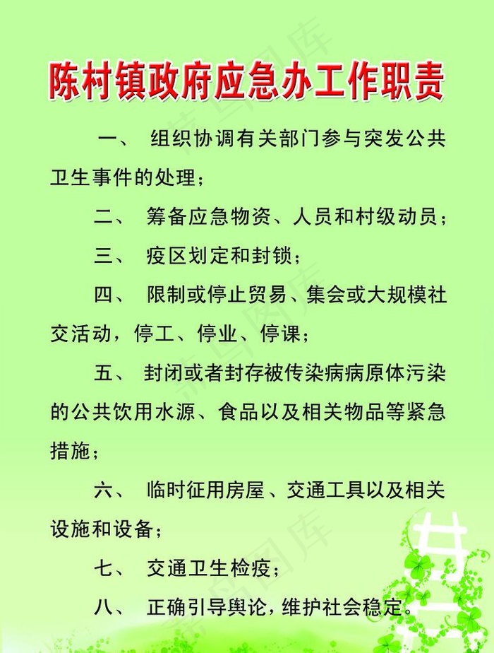 绿色制度 应急管理图片psd模版下载