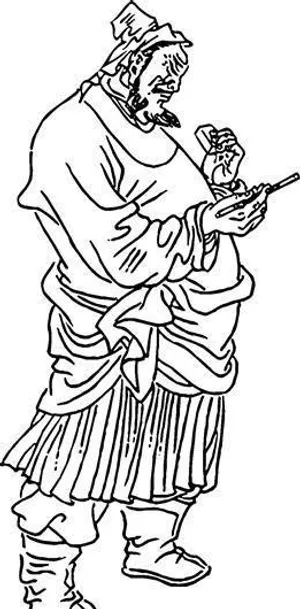 玉臂匠 金大坚 水浒108将 矢量... 玉臂匠 金大坚 水浒108将 矢量...
