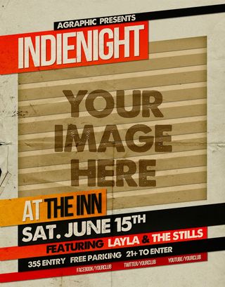 纯英文酷炫创意海报ＰＳＤ