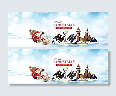 圣诞首焦海报广告图图片