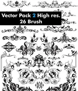 最新最强欧式花纹（适合大图使用）图...