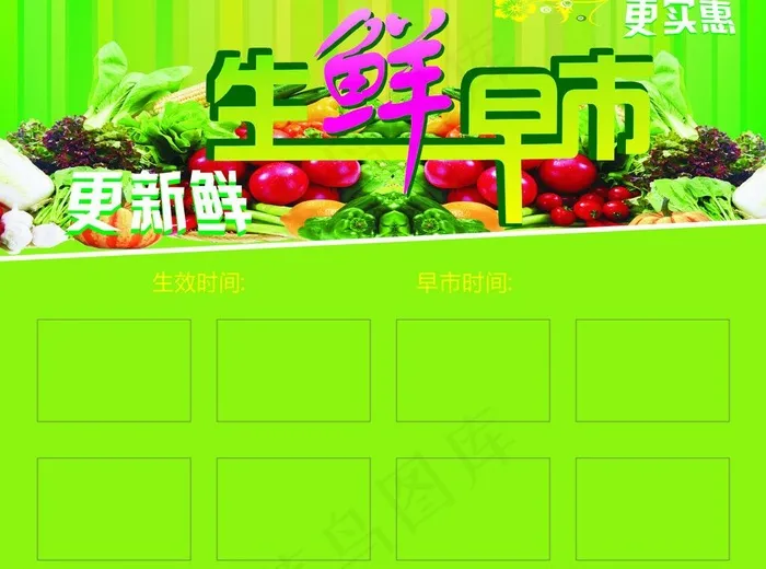 超市水果展板图片cdr矢量模版下载