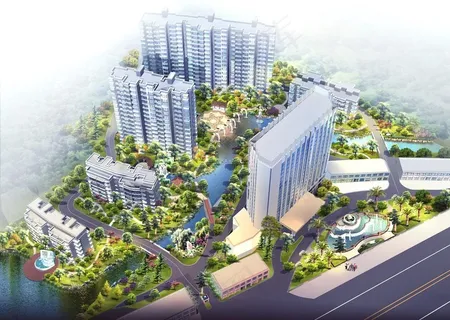 景观绿化效果图图片 景观绿化效果图图片