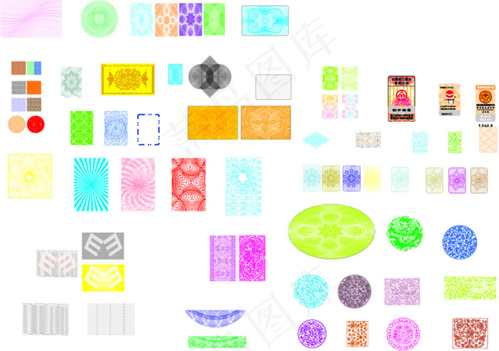 花纹矢量素材