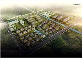 别墅楼盘鸟瞰效果图图片