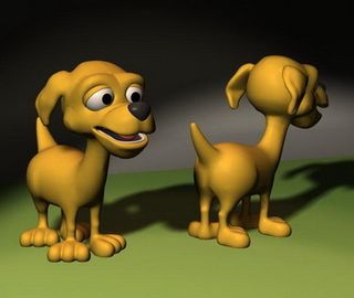 动漫卡通形象模型模具素材免费下载卡...