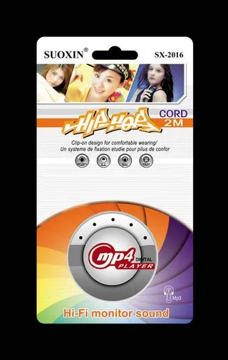 耳机纸卡包装图片