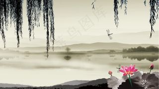 烟雨江南PPT模板