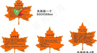 枫叶制度牌图片
