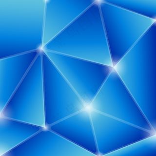 绿边的抽象几何矢量背景