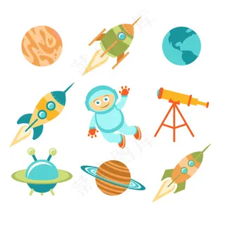 可爱的空间元素