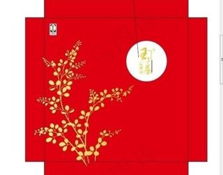 一款茶叶烤漆盒子图片