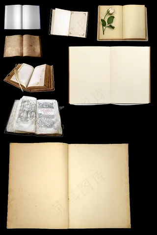 高清怀旧书籍180dpi可喷绘