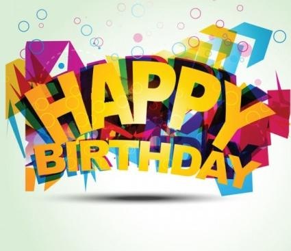 生日快乐07矢量元素