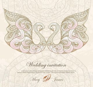 婚礼邀请卡图片