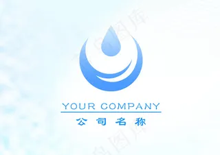 水滴logo设计