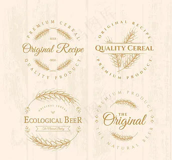 手绘啤酒 标签图片