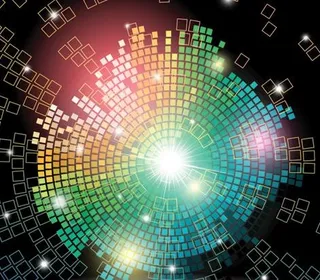 幻彩科技背景矢量素材