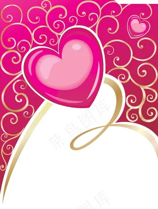 三款卡通爱心桃EPS矢量素材