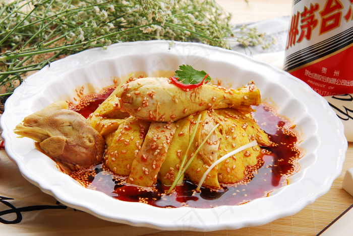 富贵口水鸡图片