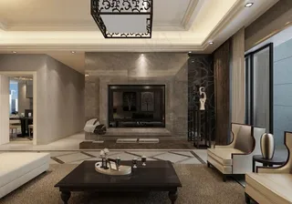中式客厅装修设计效果图
