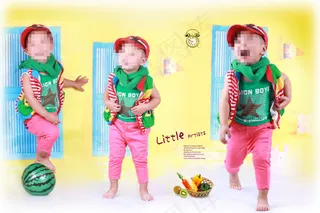 黄色宝宝相册设计