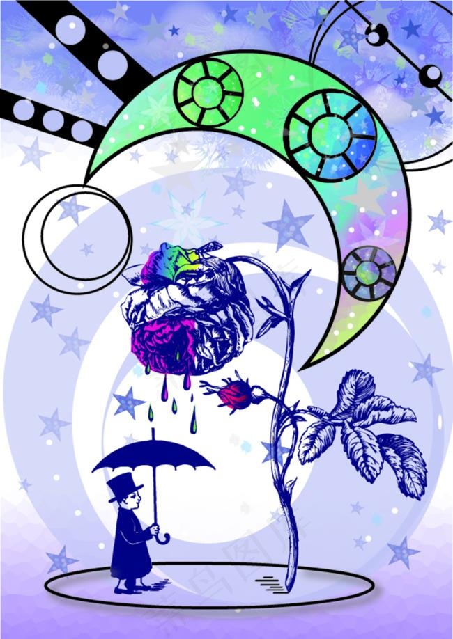 插画ai矢量模版下载