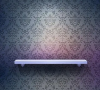 展台展示效果矢量素材