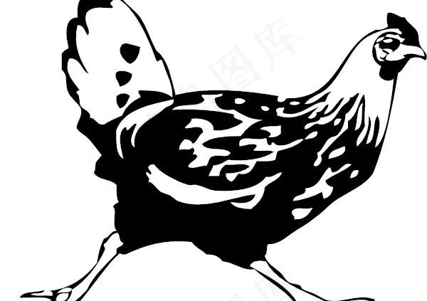跑步小鸡剪贴画