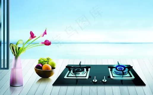 燃气灶具效果图图片