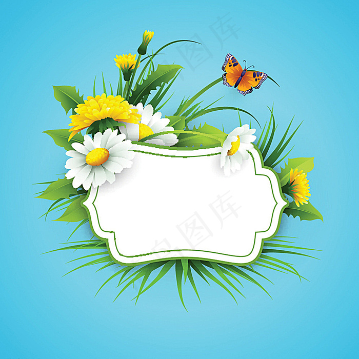 春天花卉背景图片