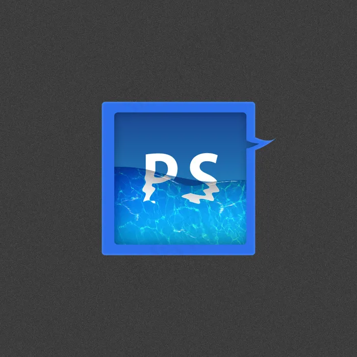 水波纹图标psd模版下载