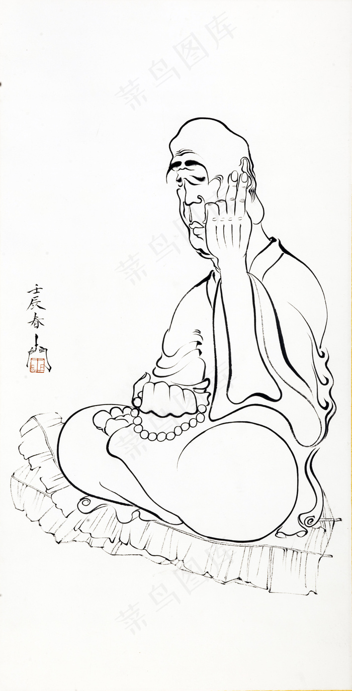 十八阿罗汉 芭蕉图片