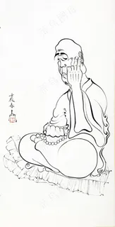 十八阿罗汉 芭蕉图片