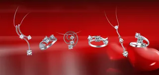 白金钻戒饰品PSD分层素材