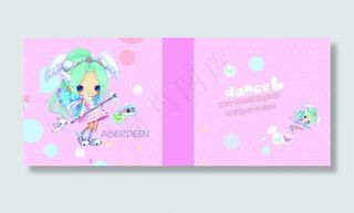 可爱女孩时尚背景图片