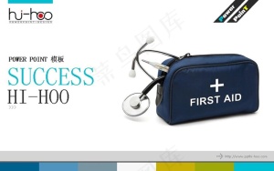 医疗急救检查报告PPT模板预览图