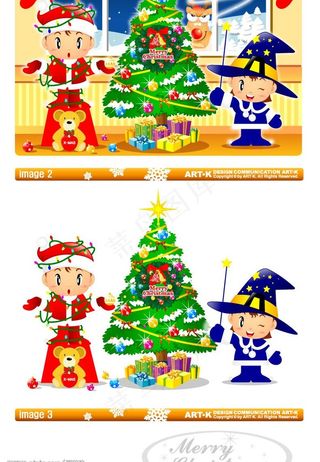 矢量圣诞素材图片