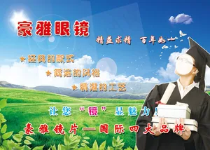 眼镜吊旗