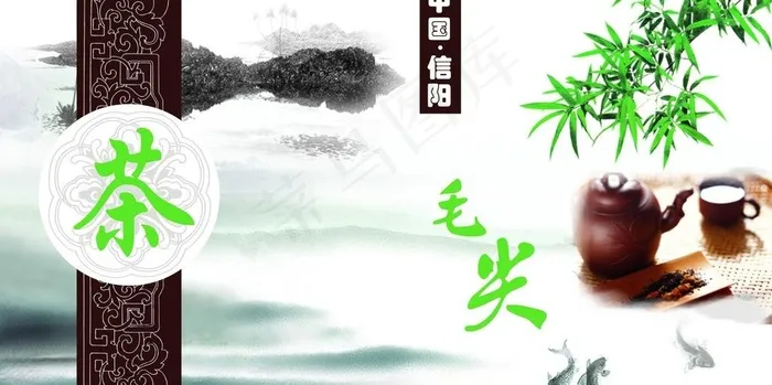 茶叶盒平面展开图图片cdr矢量模版下载