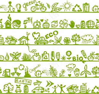 生态环保元素