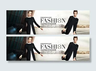 淘宝连衣裙海报psd素材下载图片