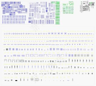 源文件库cad综合图库