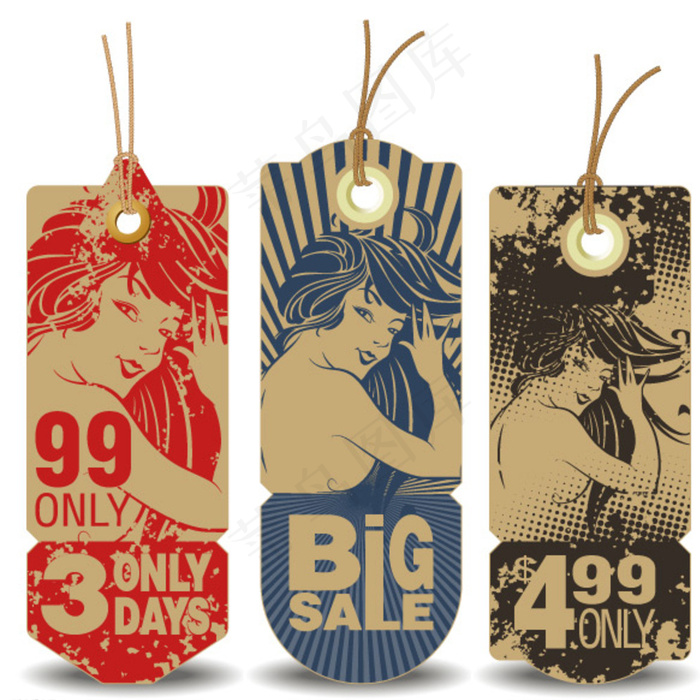 促销吊牌标签图片