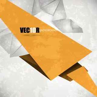 折纸背景02—矢量素材